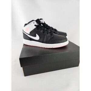 Nike‎ Air Jordan 1 Mid GS 'Arctic Punch' 555112-061 Sneakers Youth Girls Pink 5Y